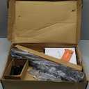 ErGear Freestanding Dual Monitor Stand for 2 Screens up to 32 inch, Heavy Duty Monitor Mount Holds Max 17.6 lbs per Arm, Height Adjustable Gaming Monitor Stand for Desk, VESA 75x75/ 100x100mm, Black