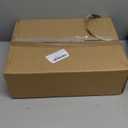 ShineMe 6 Pack Paper Trays for Classroom, Purple Plastic Book Bins with Colorful Labels, Stackable Letter Size Storage Tray, Desk Organizer Tray for Home, School and Office