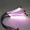 Grow Light for Indoor Plants - Upgraded Version 80 LED Lamps with Full Spectrum & Red Blue Spectrum, 3/9/12H Timer, 10 Dimmable Level, Adjustable Gooseneck,3 Switch Modes