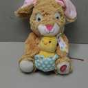 Cuddle Barn - Hip & Hop | Animated Plush Easter Bunny Interactive Stuffed Animal Toy Holding Chick in Egg Sings and Bops to Peter Cottontail