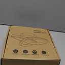 CANEOE Black Modern Ceiling Light Fixtures 6000K Semi Flush Mount Ceiling Lights Hallway Light Fixtures, Acrylic Ceilings Lamp for Hallway Kitchen Bedroom Bathroom