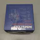 MMIZOO Wrist Blood Pressure Monitor Large LCD Display BP Machine Adjustable Cuff 5.31-7.68 inch Automatic 99x2 Sets Memory with Carrying Case for Home Use (W1681) (White)