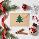 3 x Christmas Stickers for Envelope Seals Cards Making Crafts 2 Inch Round Happy Holiday Christmas Label Card Vinyl Stickers for Mailing Baked Goods Gifts Decorative Bag (tree168)