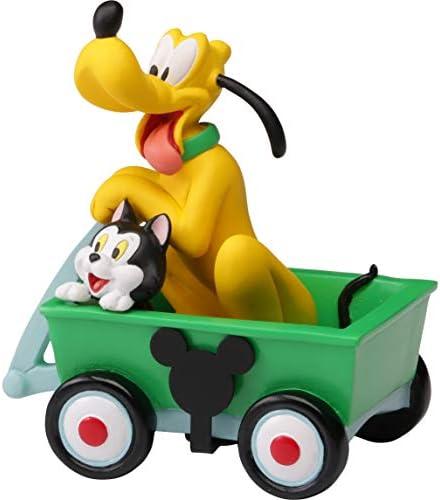 Precious Moments Disney Showcase Collection: Resin/Vinyl Figurine of Mickey & Minnie’s Pets Pluto & Figaro in Parade
