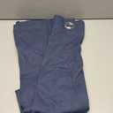 H.VERSAILTEX Primitive Linen Curtains 100% Blackout Curtain Drapes Burlap Fabric Curtains with White Thermal Insulated Liner, Grommet Top Drapes Living Room/Bedroom (2 Panels, 42 x 63 Inch, Navy)