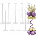 TEKXYZ 23.6 Inch Height Clear Acrylic Balloon Stand for Table Centerpiece Decoration, Set of 10