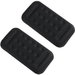 2PCS Car Arm Rest Elbow Pads, Soft Car Armrest Cushions with High-Density Memory Foam, Comfortable Support Pad for Central Control Armrest Box Door, Universal Cars Interior Accessory (Black)