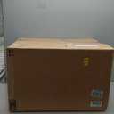 Catit Airsift Jumbo Hooded Litter Pan, Warm Gray/White - Privacy and Easy Access for Cleaning - Ideal for Larger or Multiple Cat Households, 18.3"L x 19.7"W x 22.4"H