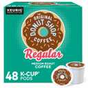 The Original Donut Shop Regular, Single-Serve Keurig K-Cup Pods, Medium Roast Coffee Pods, 48 Count (BB: March 08, 2027)