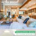 DEGNJU BR30 LED Bulb, Dimmable Flood Lights Indoor CRI80 7W Equivalent 65W 2700K Soft White 650 Lumens, 15000 Lifetime Hours Recessed Light Bulbs, Interior E26 Base LED Can Light Bulbs, 6 Pack
