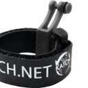 Hook Keeper for Fishing Rod: Regular & Mini Sizes - Secure Lure & Accessory Holder (Black, Mini)