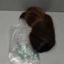 HAIRCUBE Brown Wigs for Women Long Straight layered Wig with Bangs Heat Resistant Fiber Synthetic Wigs Daily Natural looking