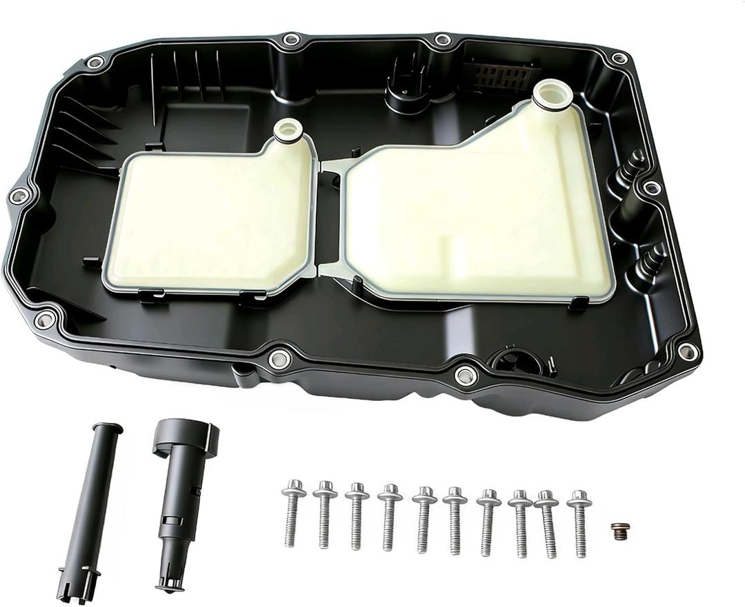 AUCERAMIC 7252703707 7252708804 Transmission Oil Pan w/Filter Gasket Screw Fit for Mercedes-Benz W205 W218 W213 W222 C300 C43 AMG CLS400 CLS450 E300 E400 GLC300 X253 GLE43 AMG X166 S550 7252703114