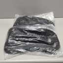 NovelBee 4pcs Black Velvet Stanchion Ropes with Black Hooks,6.6 Feet Stanchion Queue Barrier Ropes,Crowd Control Velvet Rope Safety Barriers for Party Decorations