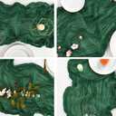 16 Pack Emerald Green Cheesecloth Table Runner 20 x 120 inch Gauze Table Runners 10 FT Long,Semi Sheer Boho Cheese Cloth Fabric Table Runner Bulk for Wedding,Party,Baby Shower,Bridal Shower Decoration