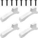 Earthtec WBL100 Wall Heater Base Legs,Wall Heater Floor Mounting Kit Replacement for Dyna Glo & Comfort Glow Heaters Parts (4 Pack)
