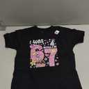 7th Birthday Girl Funny Six Seven I was 6 Now I'm 7 Year Old T-Shirt, S