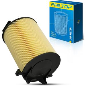 PHILTOP Engine air filter CA9800 Replacement for 2011-2015 Jetta 2.0L, RoundPlastisolAirFilter