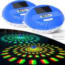 2026 Solar Pool Lights with Digital Pool Thermometer,Color Changing Floating Pool Lights that Float IP68 Waterproof,Hangable Solar Powered Floating Light for Pool Lighting Party Decor-2 PC