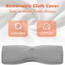 Heated Eye Mask – Warm Compress for Dry Eyes, USB Electric Heating Pad for Stye & Chalazion Eye Treatment, Eye Sleep Mask for Dark Circles and Puffiness Relief (Gray)