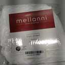 Mellanni Queen Size Flat Sheet - Iconic Collection Bedding - Hotel Luxury, Extra Soft, Cooling - Wrinkle, Fade, Stain Resistant - 1 Flat Sheet Only (Queen, White)