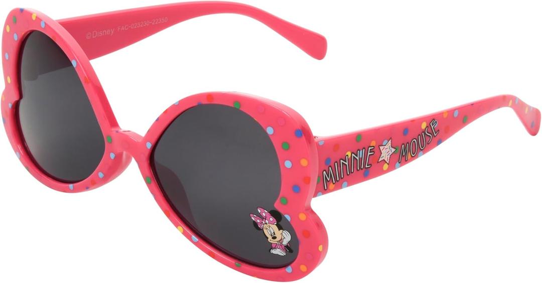 Disney Girl's Heart Minnie Mouse Sunglasses, Pink, 51 mm