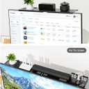 Soundbar Mount, No Drilling Steel TV Top Shelf Fits Most of Sound Bars Up to 15 Lbs, Universal Sound Bar TV Mount Bracket, Sound Bar Stand Compatible with Samsung, Sony, LG,Bose, 33.8x4.7inch