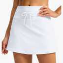 Soothfeel Tennis Skirts for Women High Waisted Golf Skirt Pickleball Running Casual Athletic Skorts for Woman with Pockets XL