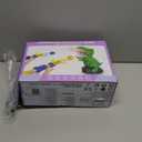 NIPLOOOW Dinosaur Shooting Toys for Kids 35 Years, Movable Target Shooting Games with 2 Air Pump Launcher, Interactive Competition Game Gift for Boys and Girls Ages 3 4 5 6 7 8 Years Old