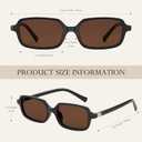 Retro Polarized Sunglasses for Womens Men - Trendy Sunnies UV Protection Lightweight Vintage Sun Glasses