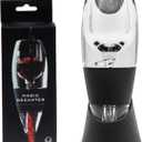 D&Slifei Wine Aerator Pourer and Decanter with LED Light,Unique Aeration Device Quickly Enhances Wine Flavors with Smoother Finish,Best Gifts for Wine Lovers and Sommeliers. (with Led Light)