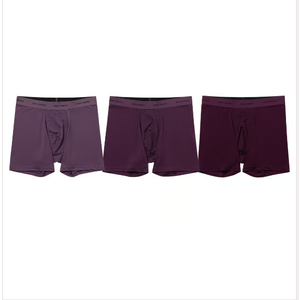 Pair of Thieves Super Soft Boxer Briefs for Men Pack, 3 Pack Underwear, AMZ Exclusive (Large, Purple)