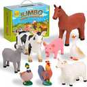 Learning Minds Set of 2 Jumbo Farm Animal