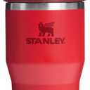 STANLEY IceFlow 2.0 Flip Straw Tumbler with Handle 20 oz | Twist On Lid and Flip Up Straw | Leakproof Water Bottle | Insulated Stainless Steel | BPA-Free | Chili Red