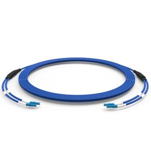 E-link 20M/65ft LC to LC Outdoor Armored Fiber Patch Cable, Single Mode Duplex Fiber Optic Cable Jumper Optical Patch Cord, 9/125m, OS2, LSZH, 3.0mm, 20Meter 65ft