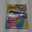 Uinkit Matte Thermal Laminating Sheets, 9 x 11.5 Inches 3 Mil Clear Anti-Glare with Matte Finish 30 Pack Fitted for Letter Size Laminating Pouches 8.5 x 11 inches