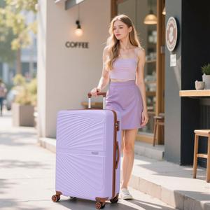 Luggage,  Suitcase with Wheels, ABS Hard Case Luggage with TSA Lock Spinner Wheels, Carry On Luggage Set (20inch)
