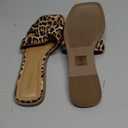 Soda Knit ~ Women Square Toe H-Band Flat Slide Sandals 10