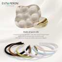 EVITA PERONI Thin Silk Headbands for women Satin Nonslip Comfort Hairband