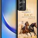 Compatible with Samsung Galaxy A54 5G Case,Christian Positive Quotation Horse Slim Soft Shockproof for Women Girls Boys Man Protective Cover Case for Samsung Galaxy A54 5G