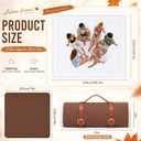 Chicplaid 100x 90 Extra Large Outdoor Picnic Blankets 2 In1