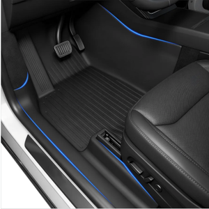 SUPER LINER 2025-2026 Tesla Model Y Juniper Floor Mats - CabinProtect™ Pro Kit Full-Cabin Protection System, 9-Piece Set Extra-Thick TPE Cargo Liners & Accessories(Not for Standard)