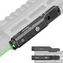 DEFENTAC 1600 Lumens Green Laser Light Combo Compatible with M-Lok/Picatinny for Rifle, Weapon Light with with Momentary Strobe, Rechargeable