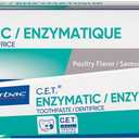2 x Virbac C.E.T. Enzymatic Toothpaste| Tartar & Plaque Control for Fresh Breath | Pet Dental Care Toothpaste | Poultry Flavor, 2.5 oz