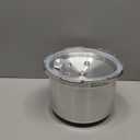 Small Pressure Cooker, Mini Aluminum Alloy Pressure Cooker with Magnetic bottom, Safety and Durable Compact Pressure Canner compatible for induction cookers and gas stoves (3L)