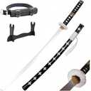 Zoro Sword,Bamboo Roronoa Zoro Cosplay Sword/enma,Original Textures for Anime,Suitable for Cosplay, Decoration, Collection. (Trafalgar Law-White)