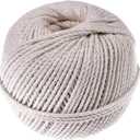 3 Strand Cable Cotton Twine (2 MM x 330 Feet) - Mason Line, Chalk Line, Seine Twine - Hold Knots Securely