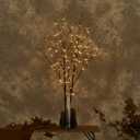 LITBLOOM Lighted Brown Willow Branches 32IN 100 LED with Timer Battery Operated, Tree Branch with Warm White Lights for Holiday Christmas Decoration Indoor Outdoor Use