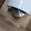 2.1Gallon Small Bathroom Trash can with lid, White