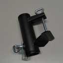 Patio Umbrella Clamp Outdoor Umbrella Holder Bench Buddy Deck Umbrella Stand,Metal Clamp Holder Clip Beach Fishing Umbrella Mount Clamp for Deck Railing,Bleachers,Tailgates,Boats,Poles,Fences (Black)